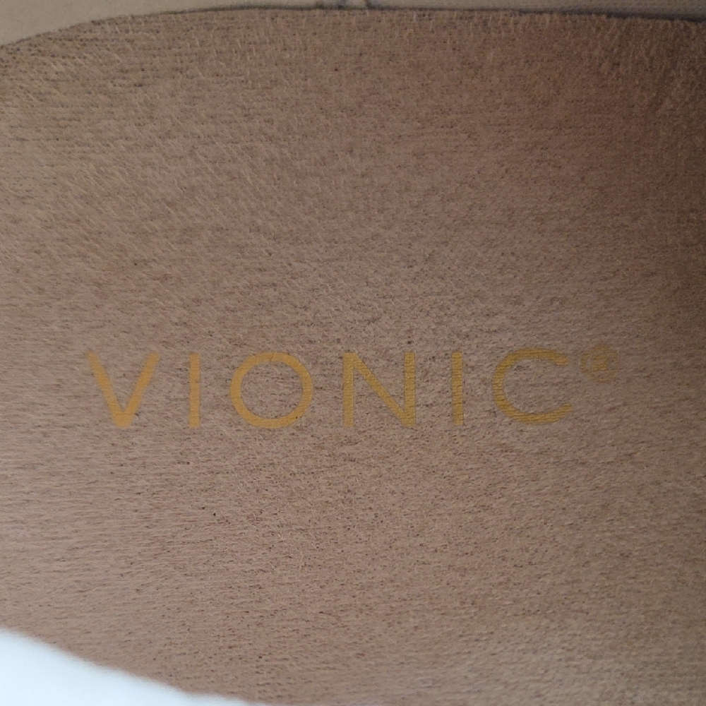 Vionic Kearney Platform  Metalic Gold Sneakers Size 7 - Picture 3 of 7